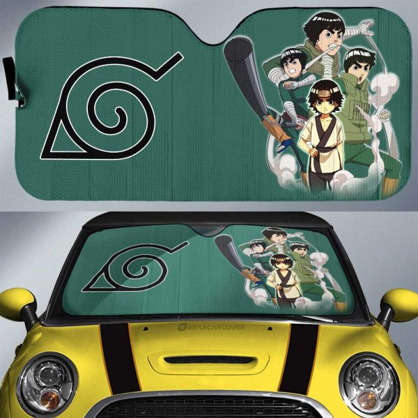 Rock Lee Car Sunshade Custom Anime Car Accessories For Fans