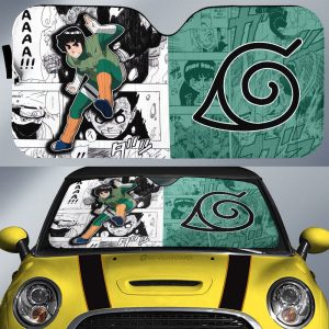 Rock Lee Car Sunshade Custom Anime Mix Manga Car Accessories