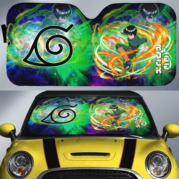 Rock Lee Car Sunshade Custom Characters Anime Car Accessories