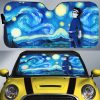 Rock Lee Car Sunshade Custom Starry Night Styles