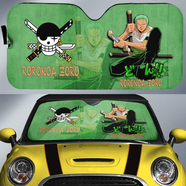 Roronoa Zoro Car Sunshade Custom Car Accessories