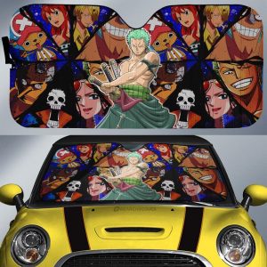 Roronoa Zoro Car Sunshade Custom Car Accessories