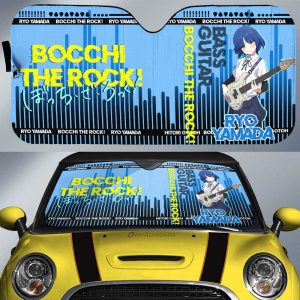 Ryo Yamada Car Sunshade Custom Bocchi the Rock! Anime Car Accessories