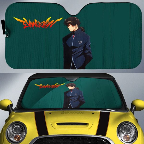 Ryoji Kaji Car Sunshade Custom NGE Car Accessories