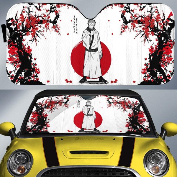 Ryomen Sukuna Car Sunshade Custom Japan Style Jujutsu Kaisen Anime Car Accessories