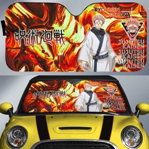 Ryoumen Sukuna Car Sunshade Custom Car Accessories