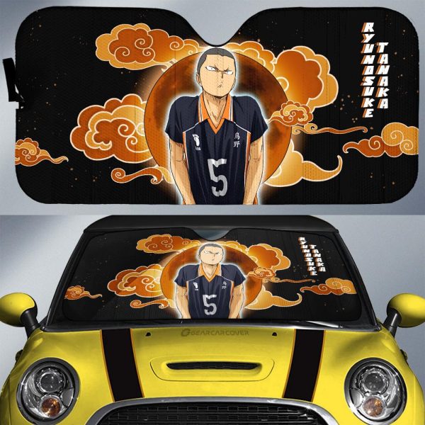 Ryunosuke Tanaka Car Sunshade Custom For Haikyuu Anime Fans