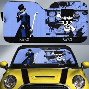 Sabo Car Sunshade Custom Car Accessories Manga Style