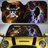 Sabo Car Sunshade Custom One Piece Anime Silhouette Style