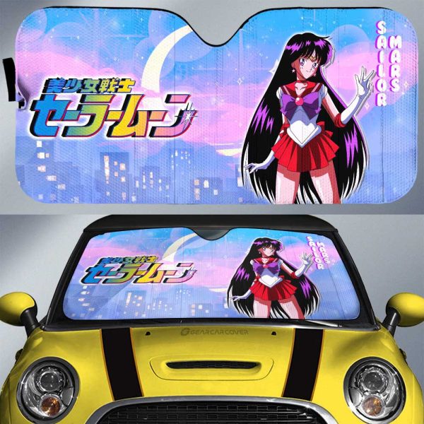 Sailor Mars Car Sunshade Custom For Car Decoration