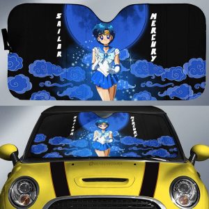 Sailor Mercury Car Sunshade Custom Car Accessories