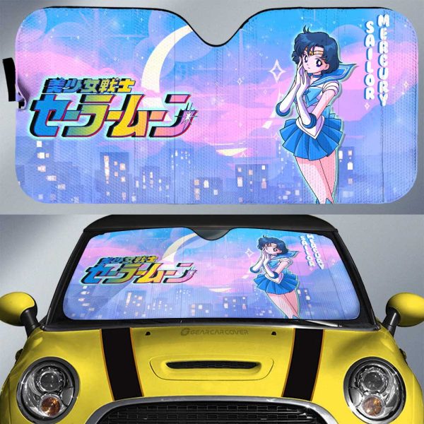 Sailor Mercury Car Sunshade Custom For Car Decoration