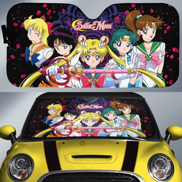 Sailor Moon Anime Car Sunshade Custom Car Interior Accessories