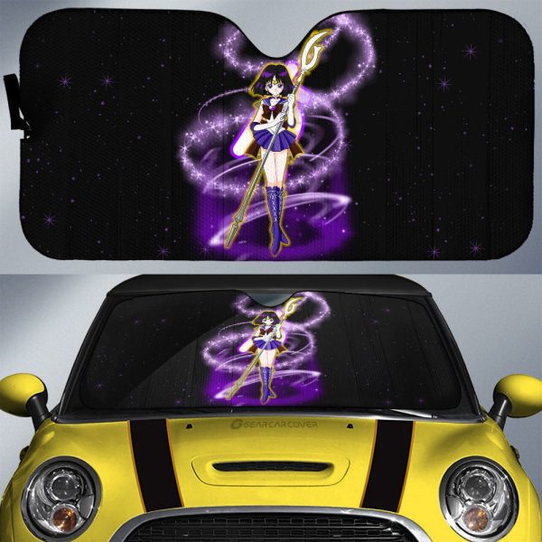 Sailor Saturn Car Sunshade Custom Sailor Moon Anime Car Interior Accessories