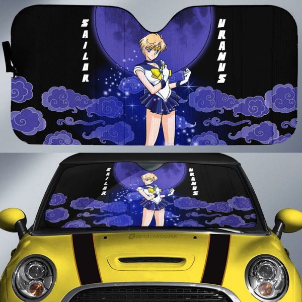 Sailor Uranus Car Sunshade Custom Sailor Moon Anime Car Accessories