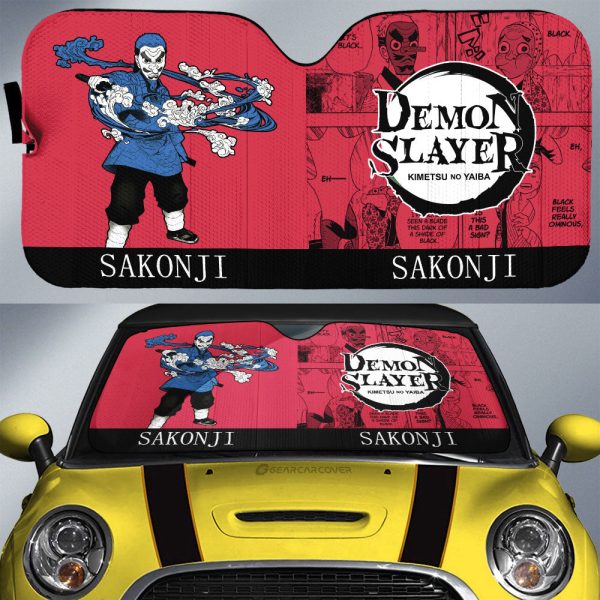 Sakonji Urokodaki Car Sunshade Custom Car Accessories Manga Style