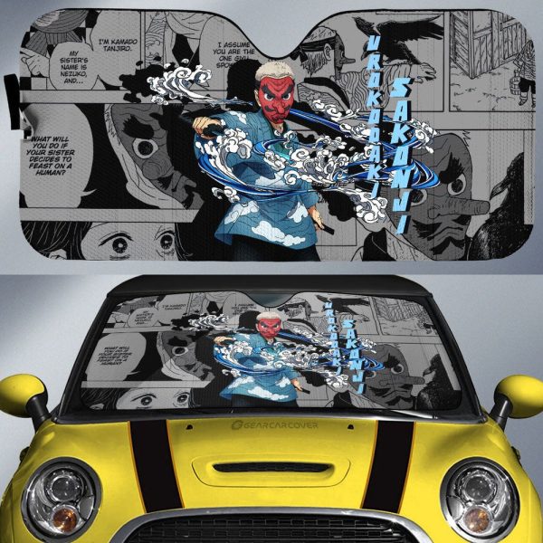 Sakonji Urokodaki Car Sunshade Custom Demon Slayer Anime Mix Mangas