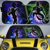 Sanji And Zoro Car Sunshade Custom One Piece Anime Silhouette Style