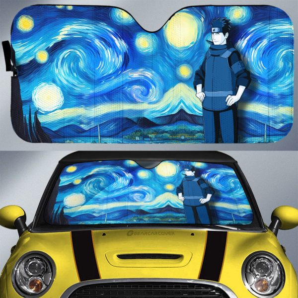 Sarutobi Konohamaru Car Sunshade Custom Starry Night Styles