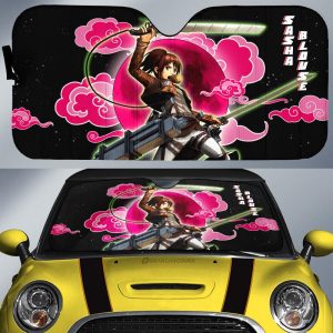 Sasha Blouse Car Sunshade Custom Attack On Titan Anime