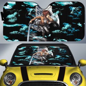 Sasha Blouse Car Sunshade Custom Attack On Titan Anime Car Interior Accessories