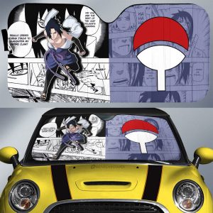 Sasuke Car Sunshade Custom Anime Mix Manga Car Accessories