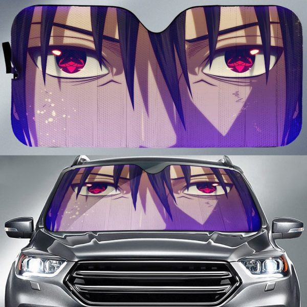 Sasuke Eyes Car Sun Shade Custom Anime Car Accessories