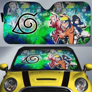 Sasuke Sakura Car Sunshade Custom Characters Car Accessories