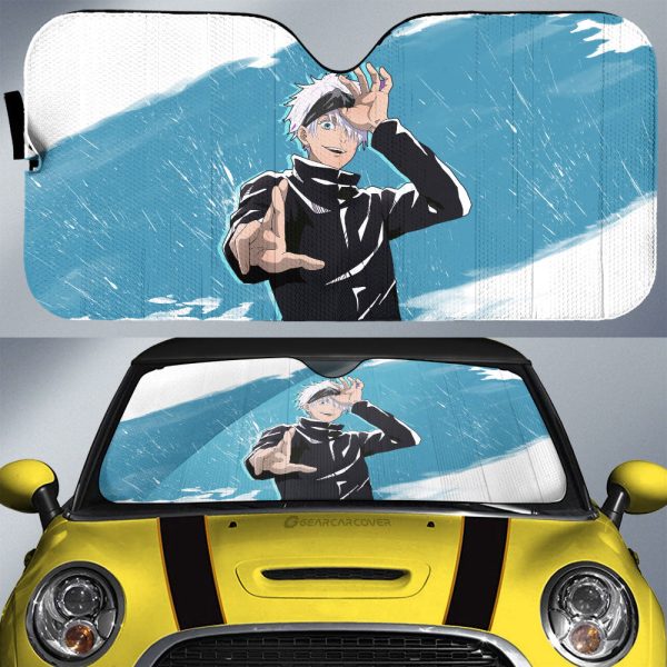 Satoru Gojou Car Sunshade Custom Car Accessories