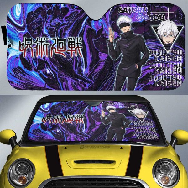 Satoru Gojou Car Sunshade Custom Car Accessories