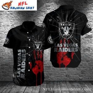 Scarlet Splash Las Vegas Raiders Hawaiian Shirt