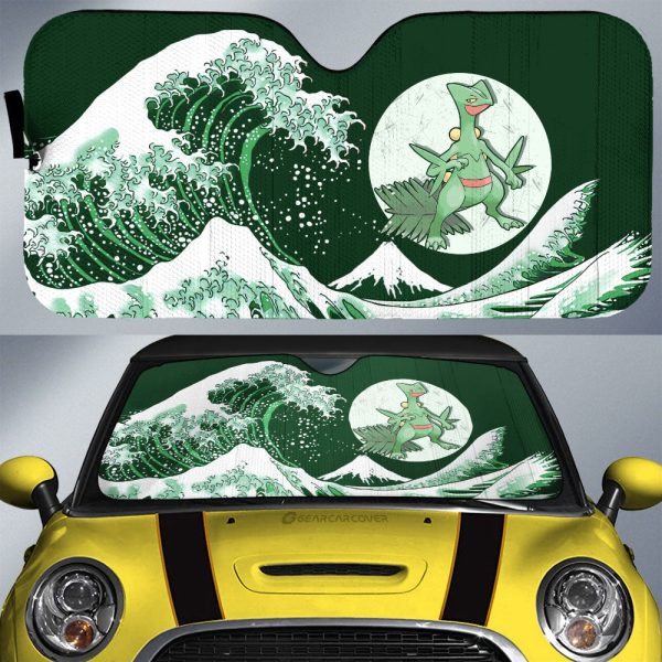 Sceptile Car Sunshade Custom Pokemon Car Accessories