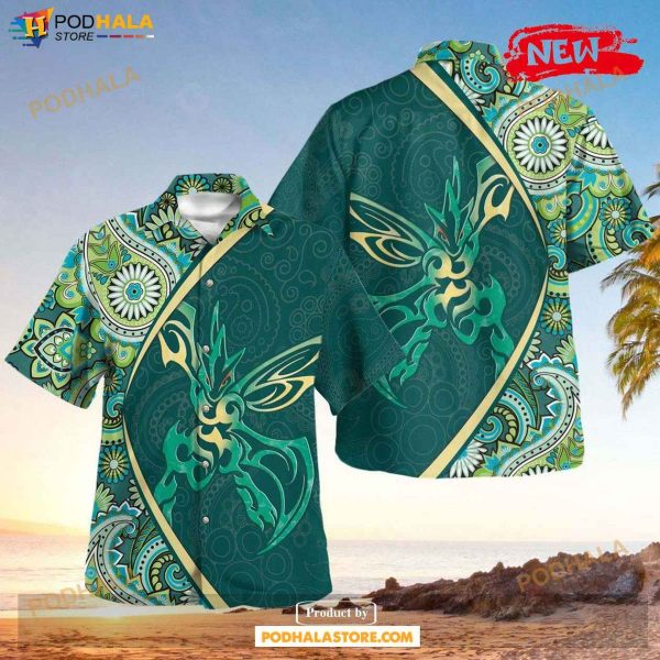 Scyther Paisley Pattern Design Hawaiian Shirt