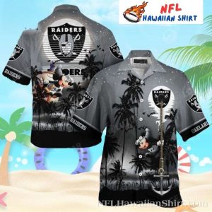 Sea Captain Mickey Funny Las Vegas Raiders Hawaiian Shirt