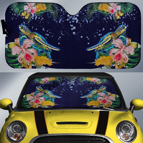 Sea Turtle Car Sunshade Custom Car Accessories