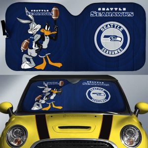 Seattle Seahawks Car Sunshade Custom Car Accessories