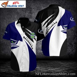 Seattle Seahawks Victory Swoop Custom Name Hawaiian Shirt