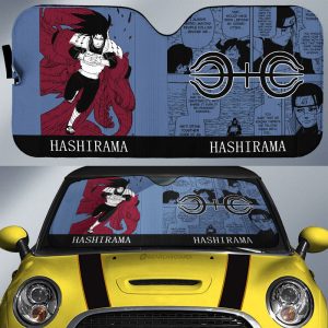 Senju Hashirama Car Sunshade Custom Anime Car Accessories Manga Color Style