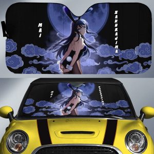 Sexy Mai Sakurajima Car Sunshade Custom Bunny Girl Senpai Car Accessories