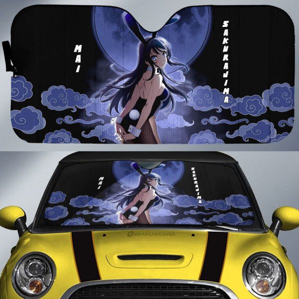 Sexy Mai Sakurajima Car Sunshade Custom Bunny Girl Senpai Car Accessories