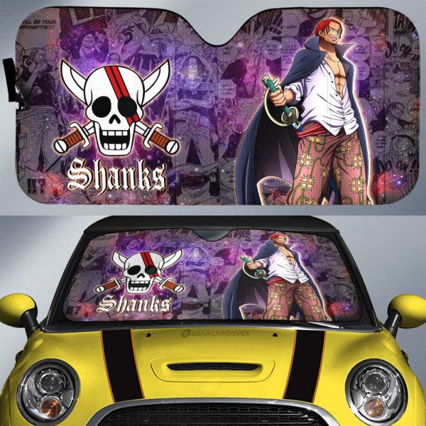 Shanks Car Sunshade Custom Car Accessories Manga Galaxy Style