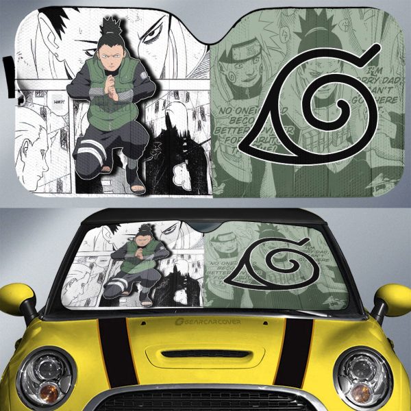 Shikamaru Car Sunshade Custom Anime Mix Manga Car Accessories