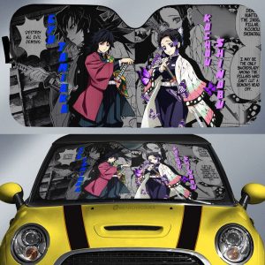 Shinobu And Giyuu Car Sunshade Custom Demon Slayer Anime Mix Mangas