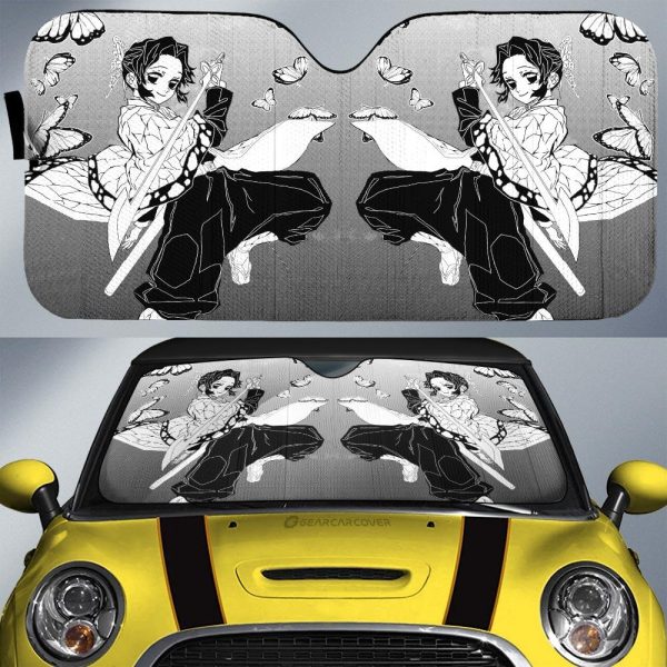 Shinobu Car Sunshade Custom Kimetsu No Yaiba Manga Car Accessories