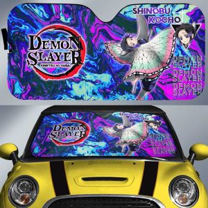 Shinobu Kocho Car Sunshade Custom Demon Slayer Anime Car Accessories