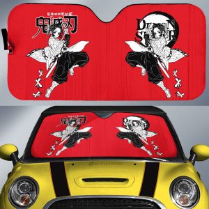 Shinobu Kocho Car Sunshade Custom Demon Slayer Anime Car Accessories Manga Style For Fans