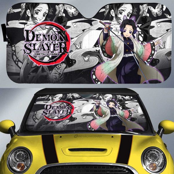 Shinobu Kochou Car Sunshade Custom Demon Slayer Anime Car Accessories