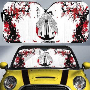 Shunsui Kyoraku Car Sunshade Custom Janpan Style Anime Bleach Car Accessories