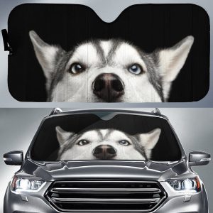 Siberian Husky Car Sunshade Custom Car Accessories