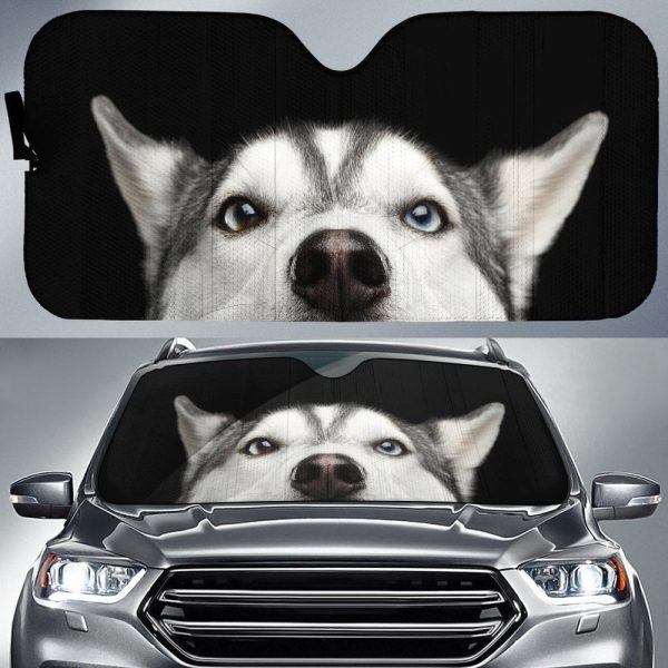 Siberian Husky Car Sunshade Custom Car Accessories